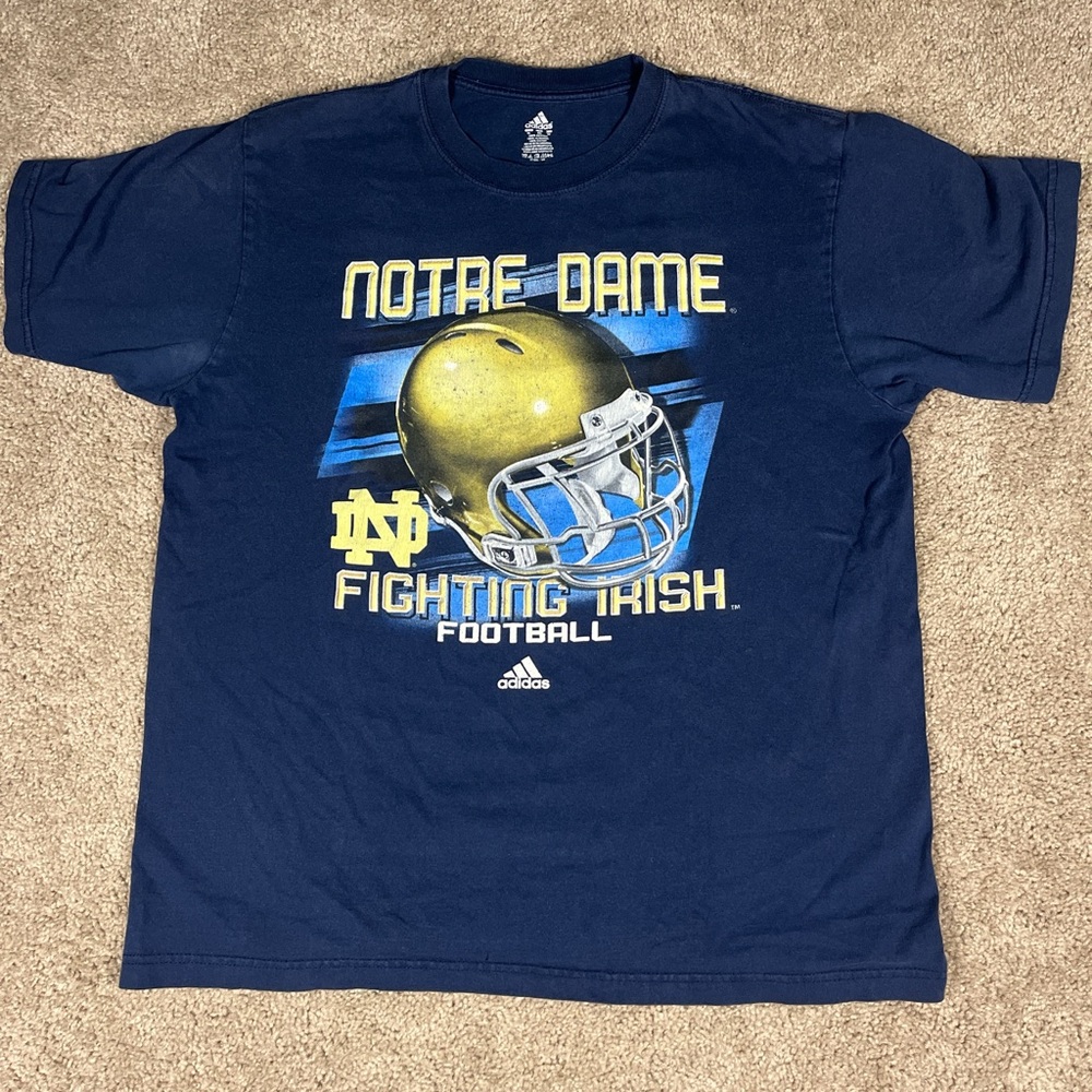 Vintage Notre Dame Fighting Irish Football Adidas t-shirt